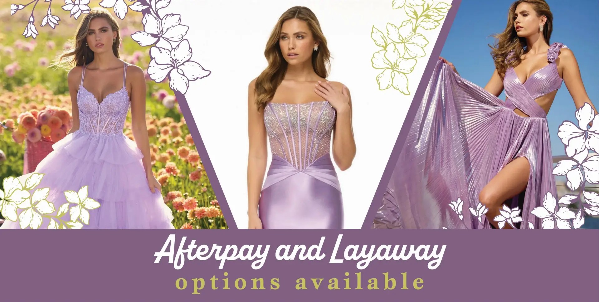 afterpay and layaway available